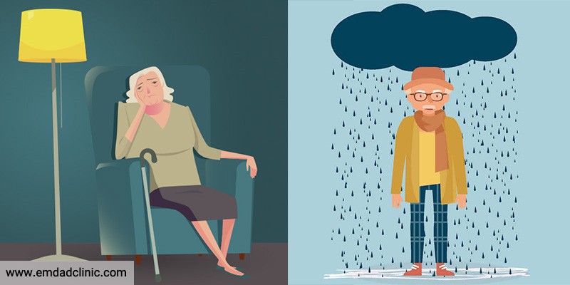 آشنایی با دلایل و علائم افسردگی در سالمندان